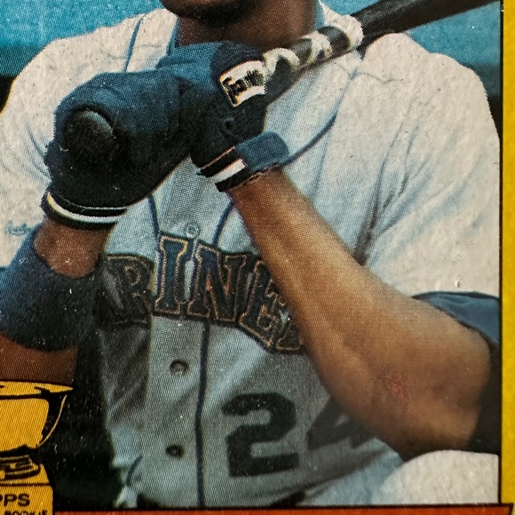 1990 Topps KEN GRIFFEY JR. All-Star Rookie #336 Bloody Scar ERROR Card - Picture 1 of 2
